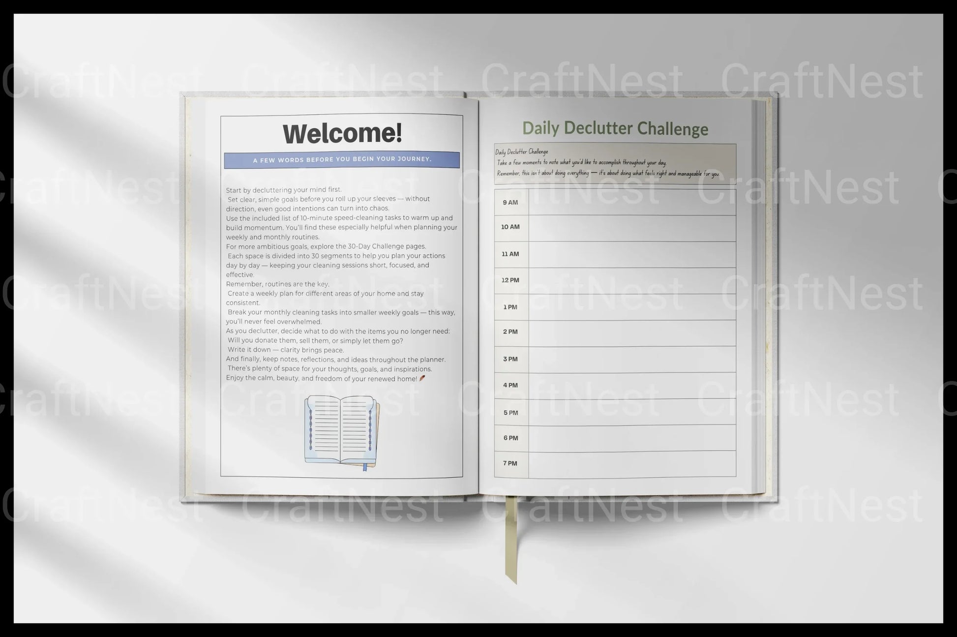 The Ultimate Decluttering Planner - CraftNest - Digital Crafting and Art