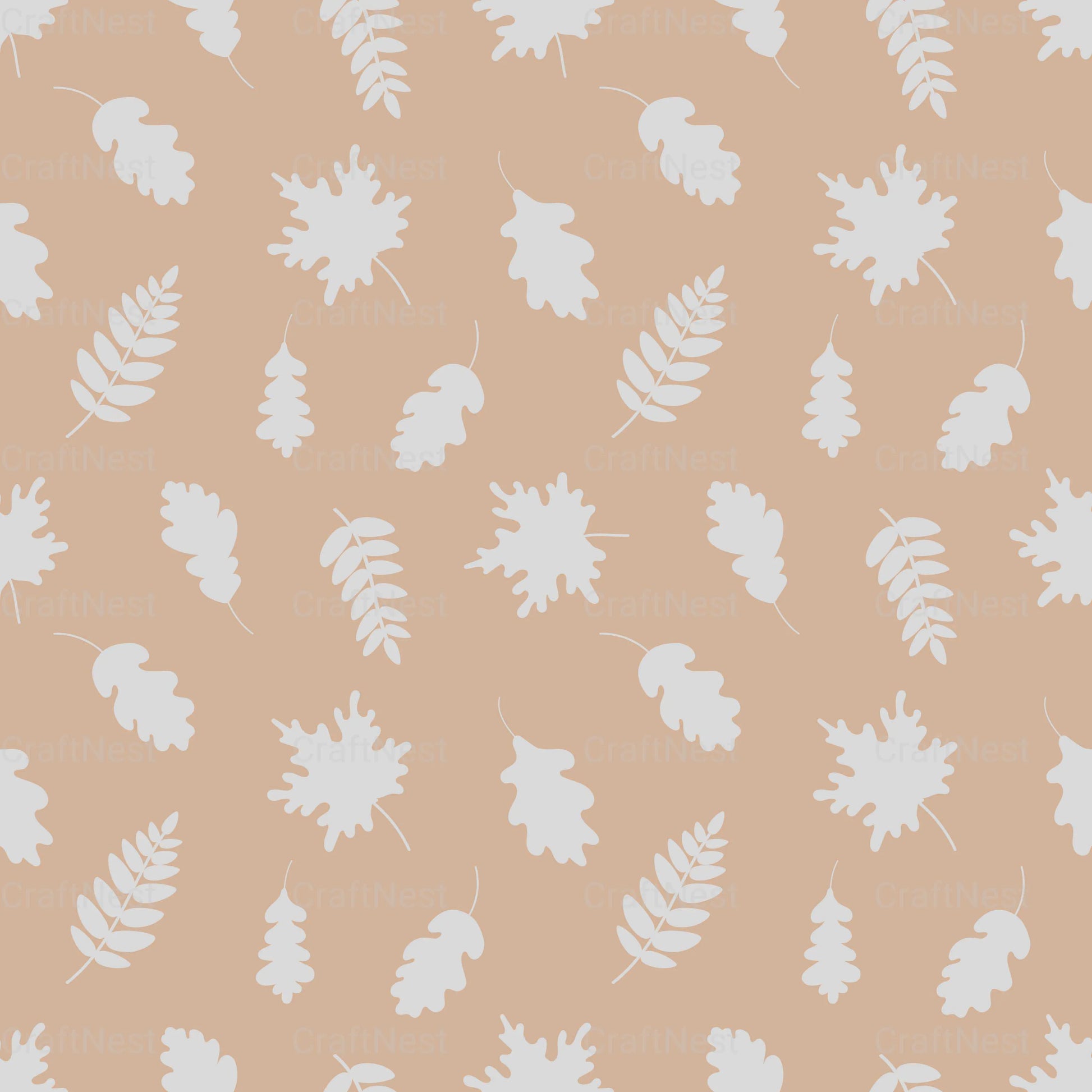 Fall Seamless Digital Paper - CraftNest - Digital Crafting and Art