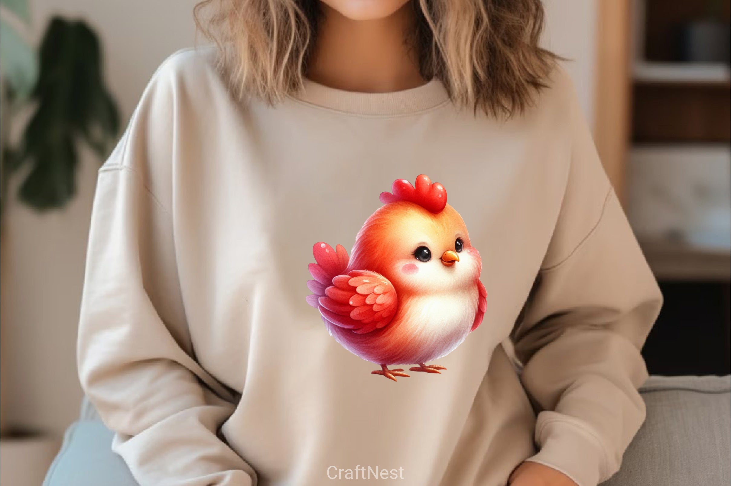 Cute Baby Chicken Clipart Bundle - CraftNest - Digital Crafting and Art