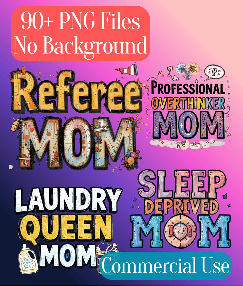 Sassy Mom Clipart Bundle - CraftNest - Digital Crafting and Art