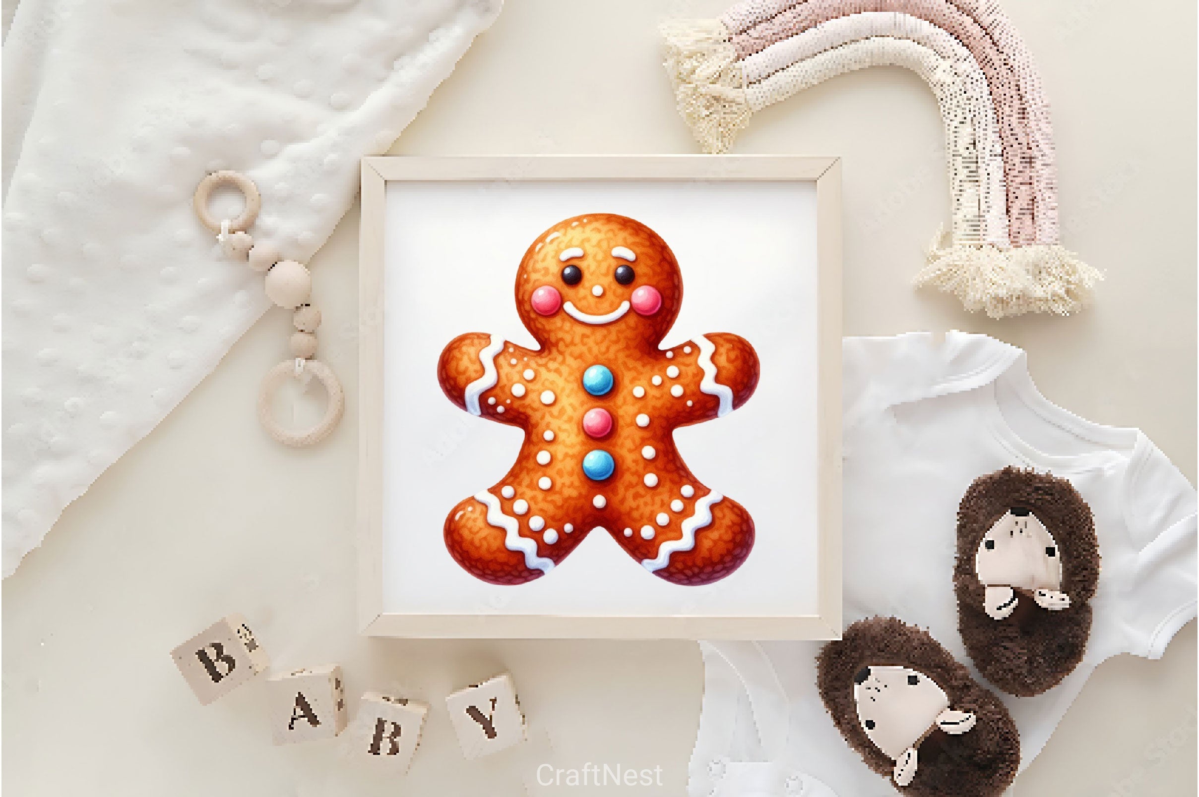 Gingerbread Clipart Bundle - CraftNest - Digital Crafting and Art