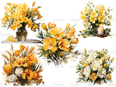 Fall Freesia Fusion Clipart - CraftNest