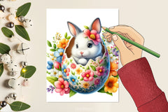 Cute Easter Bunny Clipart Bundle 48 - CraftNest - Digital Crafting and Art