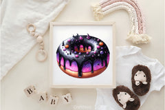 Halloween Donut Clipart Bundle 3 - CraftNest - Digital Crafting and Art