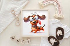 Cute And Funny Dachshund Clipart Bundle - CraftNest - Digital Crafting and Art