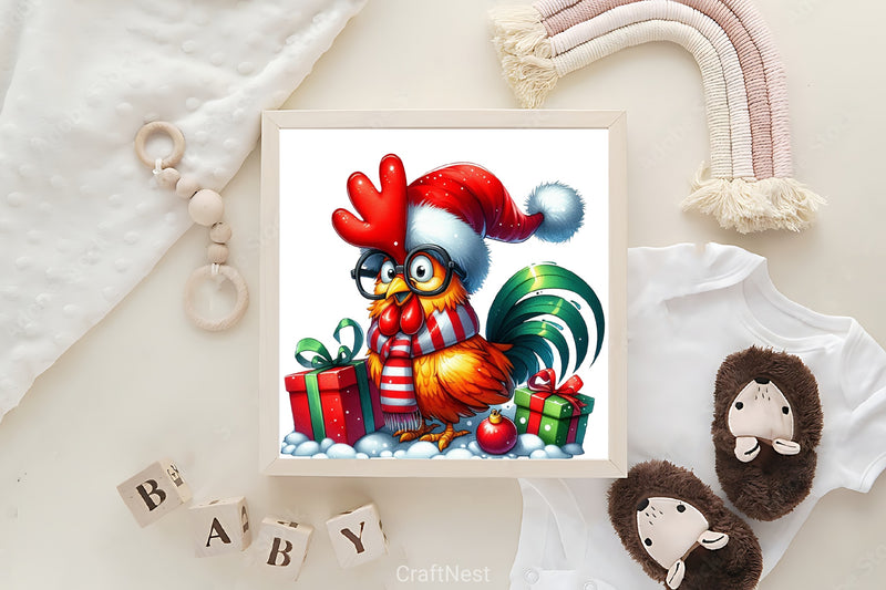 Funny Rooster Clipart Bundle - CraftNest - Digital Crafting and Art