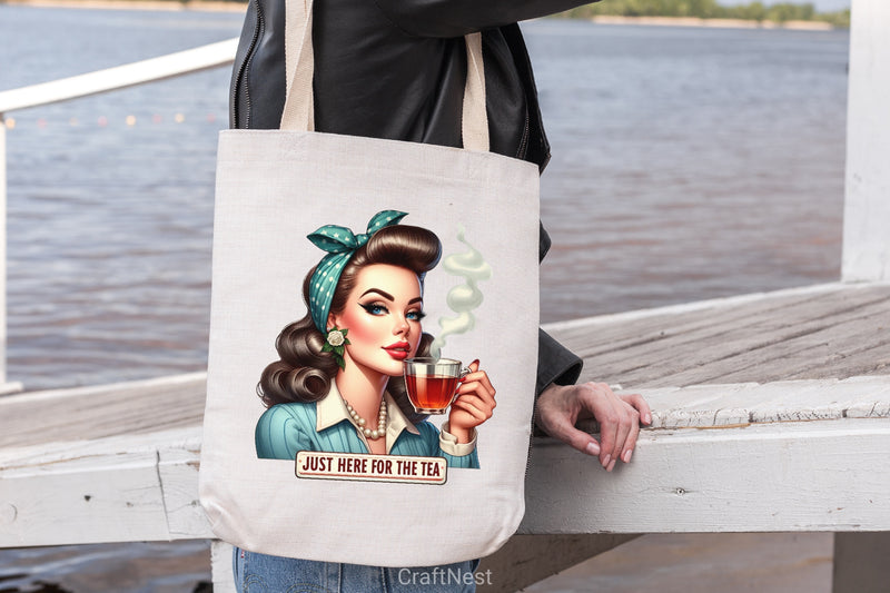 Just Here For The Tea Clipart Bundle 1 - CraftNest - Digital Crafting and Art