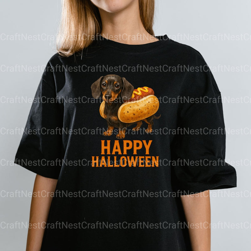 Dachshund Hotdog Mustard Halloween Clipart Bundle - CraftNest - Digital Crafting and Art