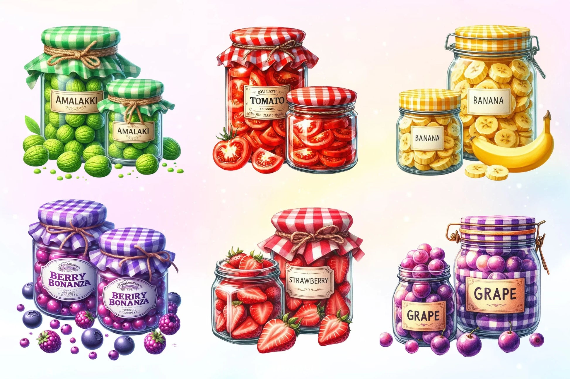 Jarful Joys Clipart Bundle - CraftNest - Digital Crafting and Art