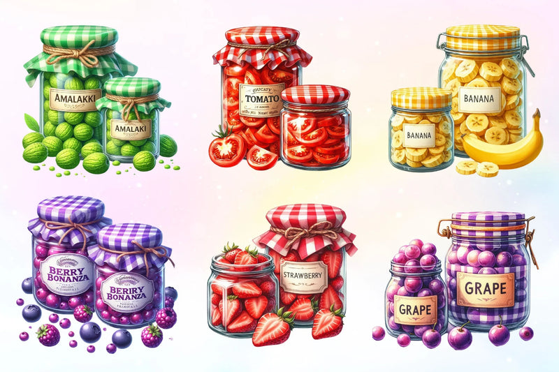 Jarful Joys Clipart Bundle - CraftNest - Digital Crafting and Art