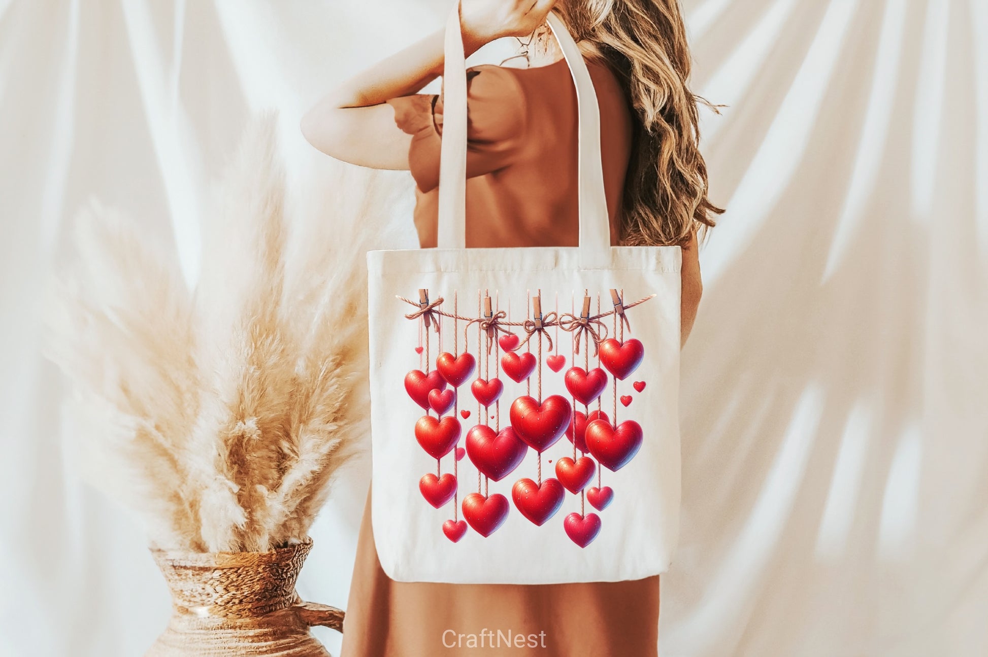 Valentine Red Hearts Clipart Bundle - CraftNest - Digital Crafting and Art