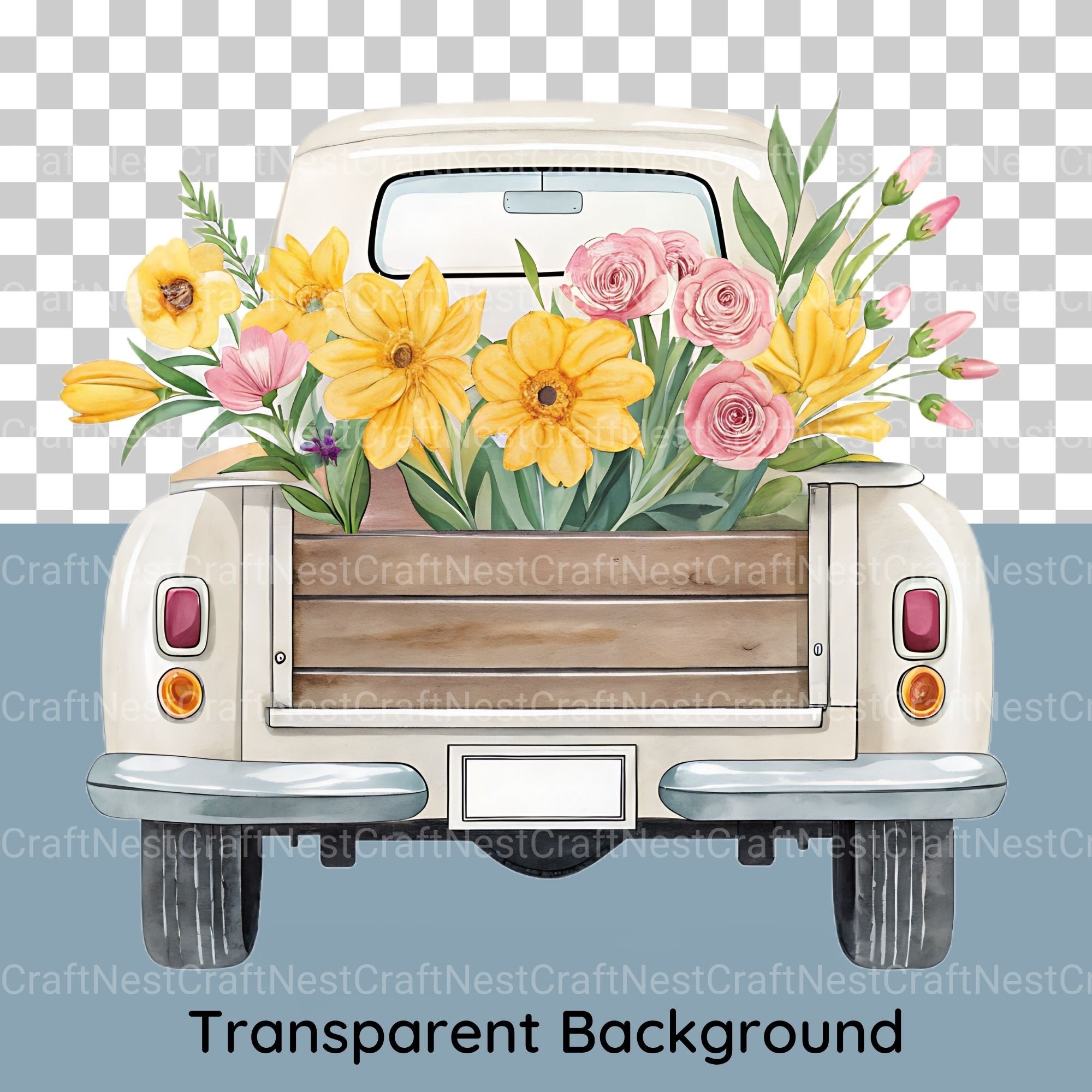 Spring Yellow Clipart Bundle - CraftNest - Digital Crafting and Art