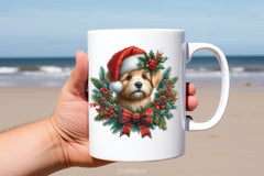 Vintage Christmas Dog Clipart Bundle - CraftNest - Digital Crafting and Art