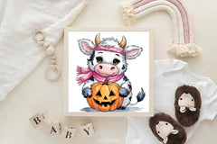 Halloween Highland Cows Clipart Bundle - CraftNest - Digital Crafting and Art