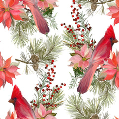 Cardinal Seamless Digital Paper - CraftNest - Digital Crafting and Art