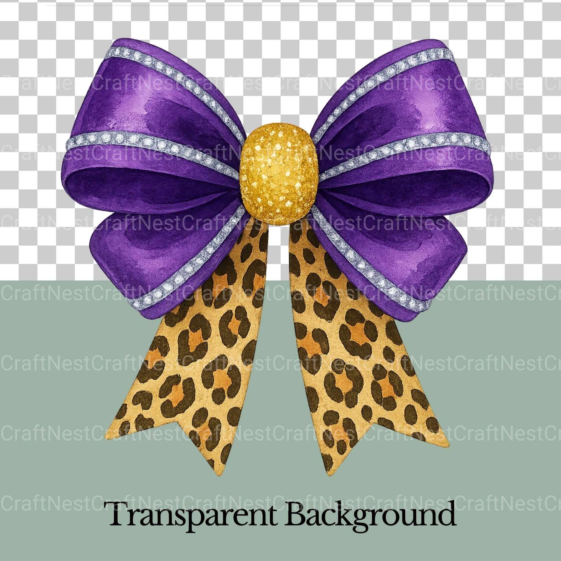 Coquette Cheetah Bows Clipart Bundle - CraftNest - Digital Crafting and Art