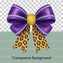 Coquette Cheetah Bows Clipart Bundle - CraftNest - Digital Crafting and Art