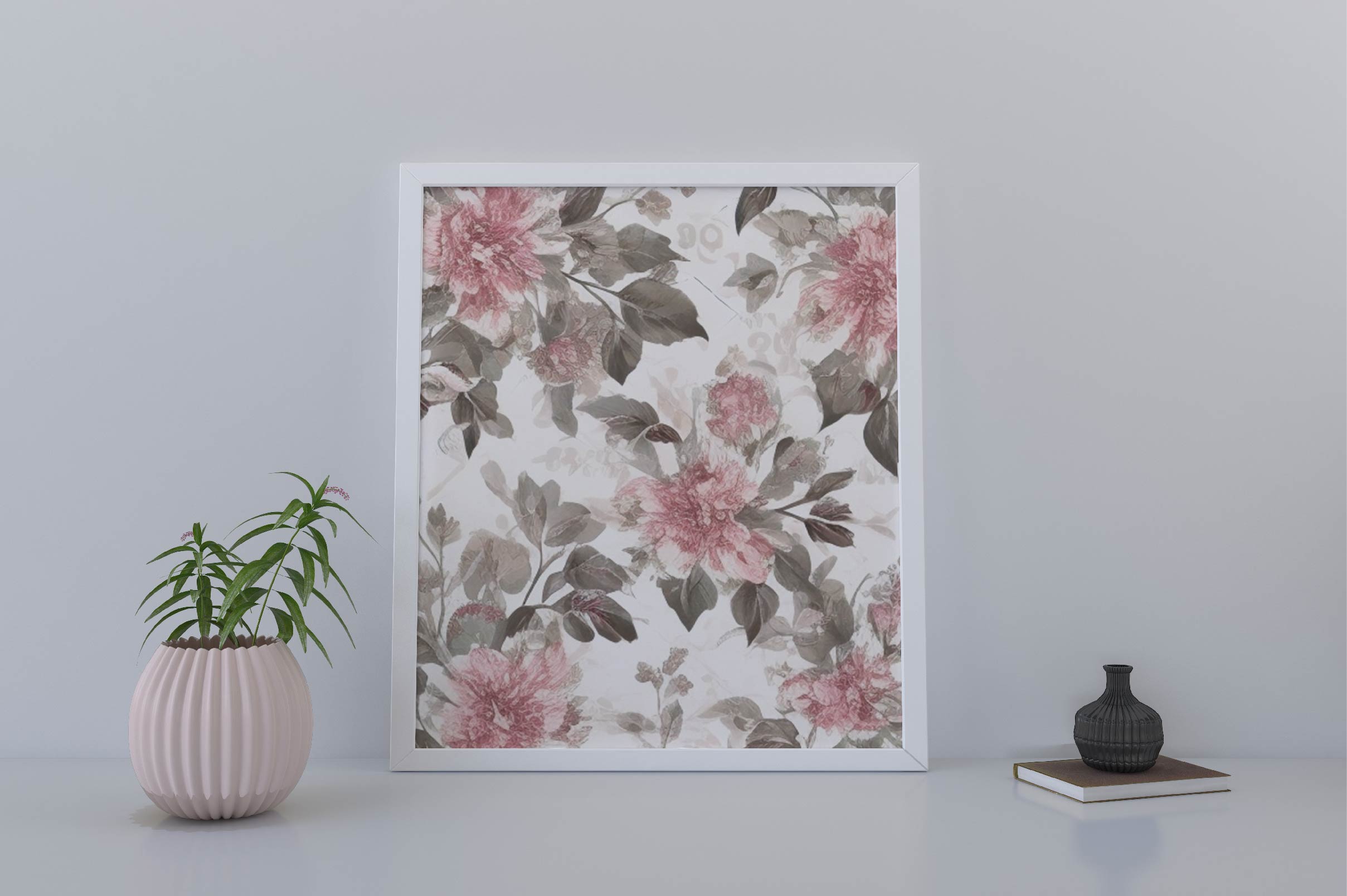 Elegant Vintage Flowers Pattern Clipart Bundle - CraftNest - Digital Crafting and Art