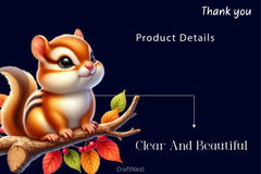 Cute Autumn Chipmunk Clipart Bundle - CraftNest - Digital Crafting and Art