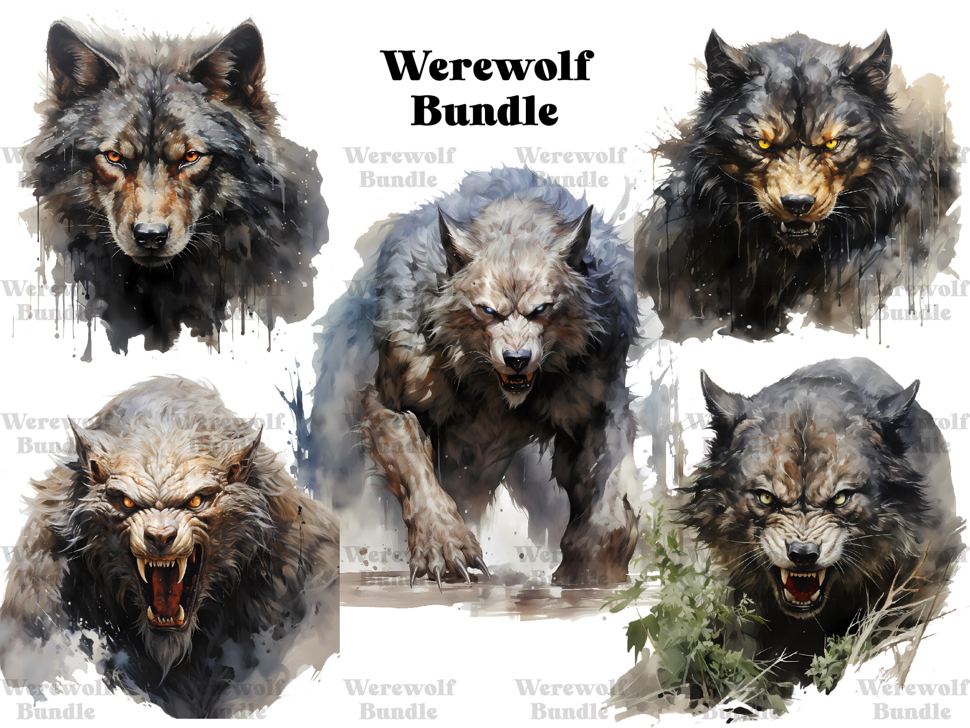 Werewolf Clipart - CraftNest