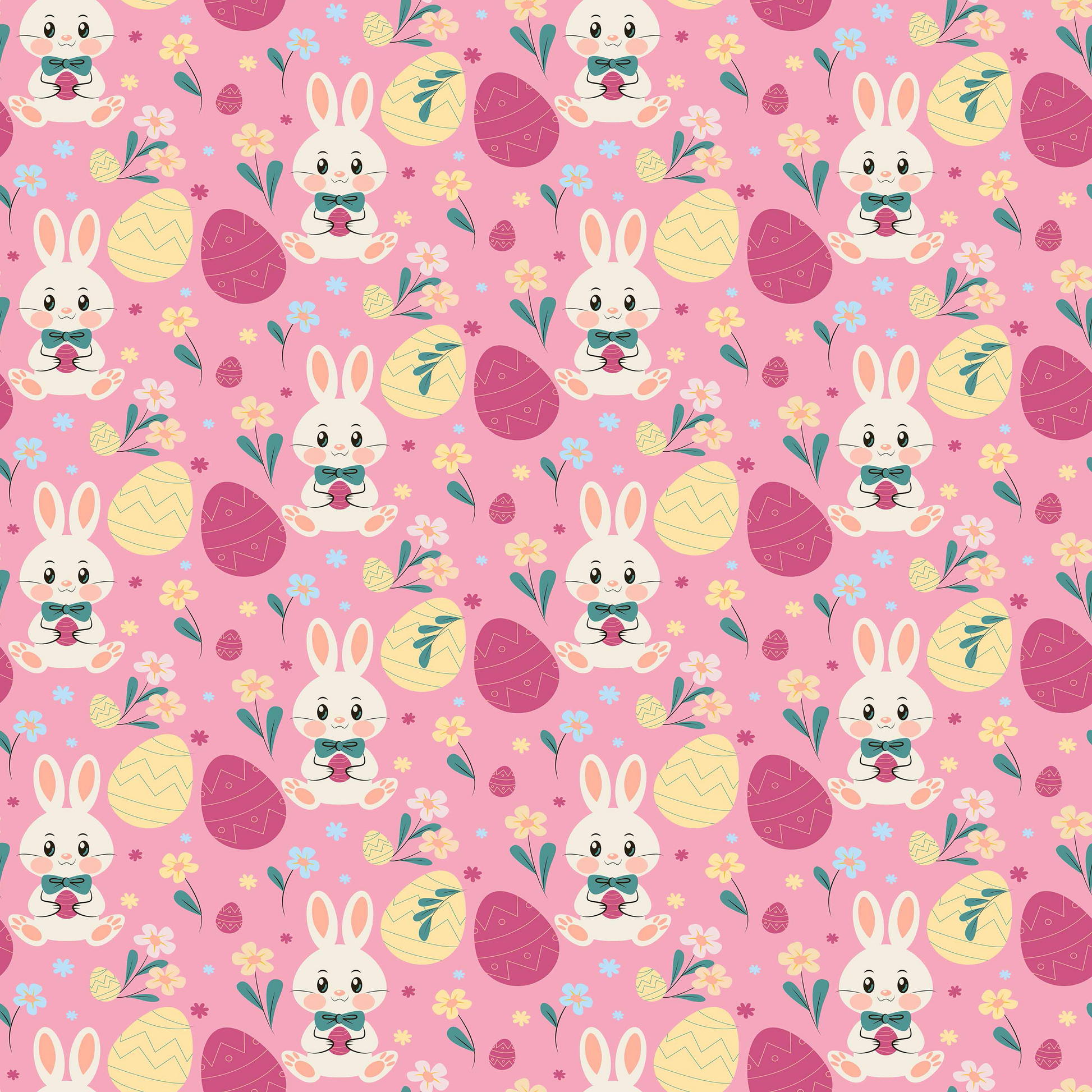 Watercolor Easter Seamless Digital Paper - CraftNest - Digital Crafting and Art