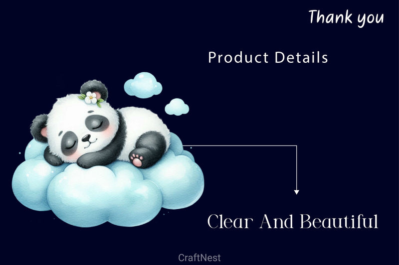 Blue Baby Animals Sleeping Clipart Bundle - CraftNest - Digital Crafting and Art