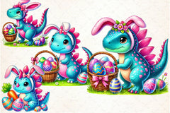Easter Dragons Clipart Bundle - CraftNest - Digital Crafting and Art