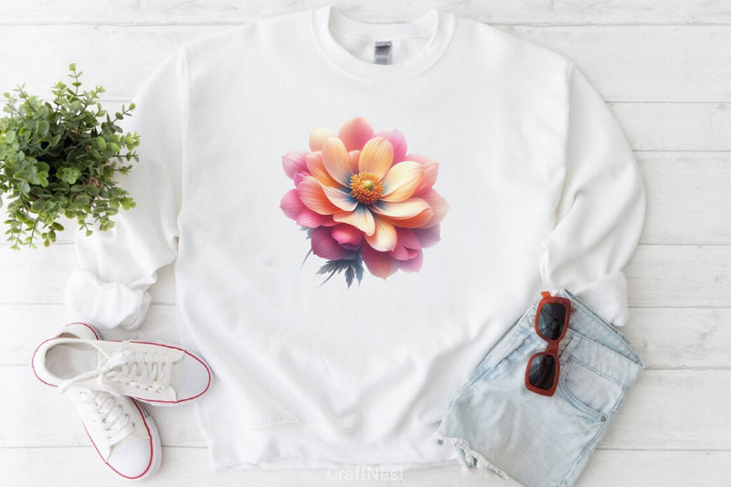 Vintage Flower Clipart Bundle - CraftNest - Digital Crafting and Art