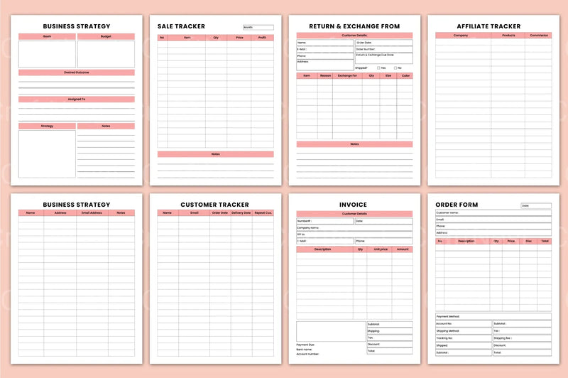 Small Business Organizer - CraftNest - Digital Crafting and Art