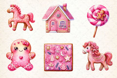 Gingerbread House Cookies Clipart Bundle - CraftNest - Digital Crafting and Art
