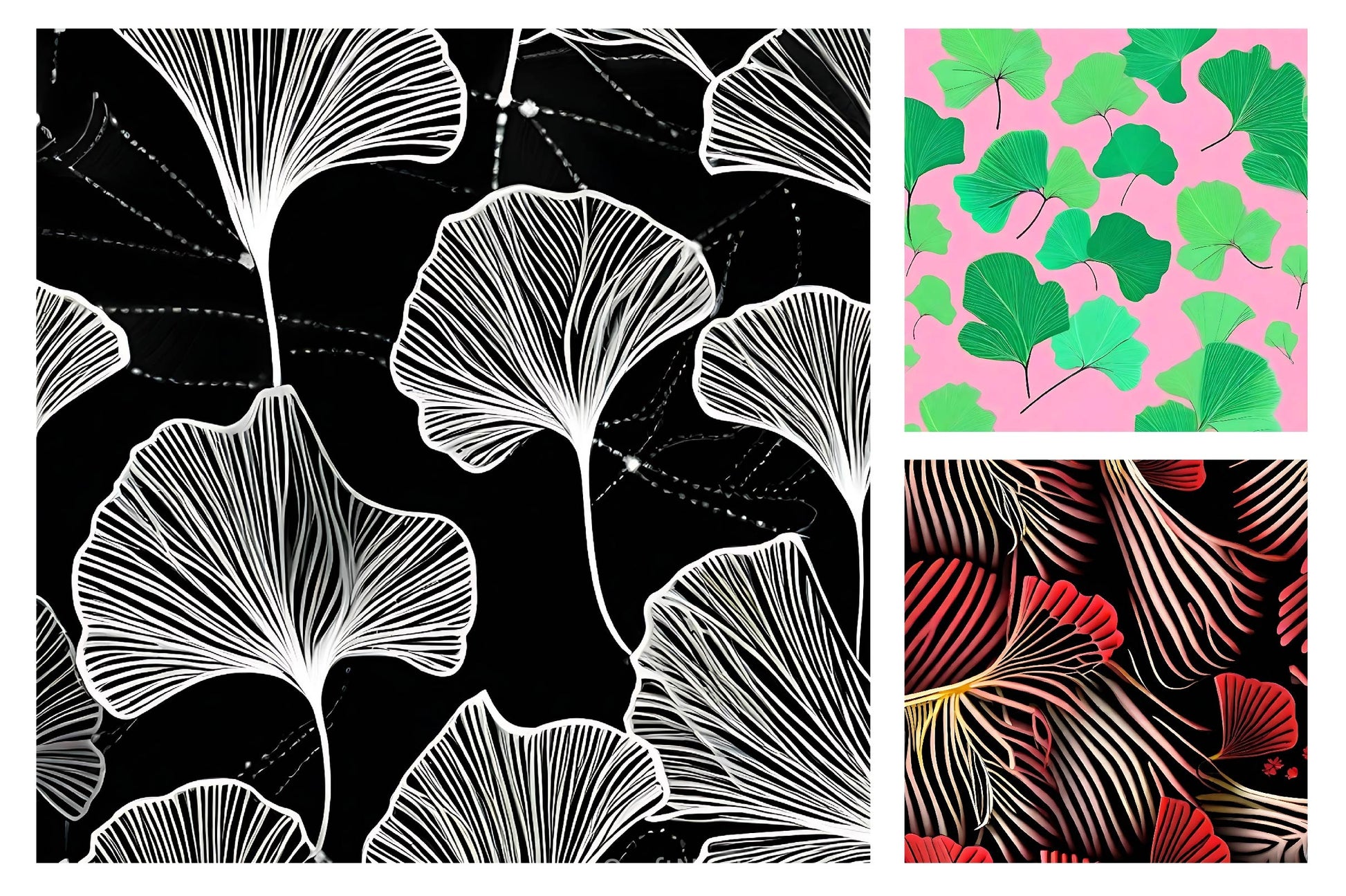 Ginkgo Digital Paper - CraftNest - Digital Crafting and Art