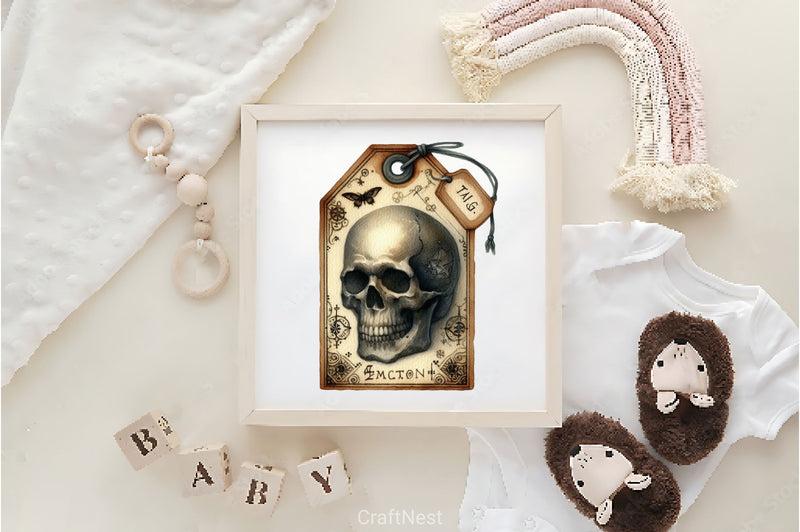 Gothic Vintage Old Tag Clipart Bundle 2 - CraftNest - Digital Crafting and Art