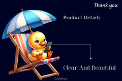 Summer Animals Relaxing On Beach Clipart Bundle 2 - CraftNest - Digital Crafting and Art