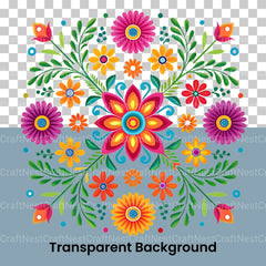 Mexican Embroidery Clipart Bundle - CraftNest - Digital Crafting and Art