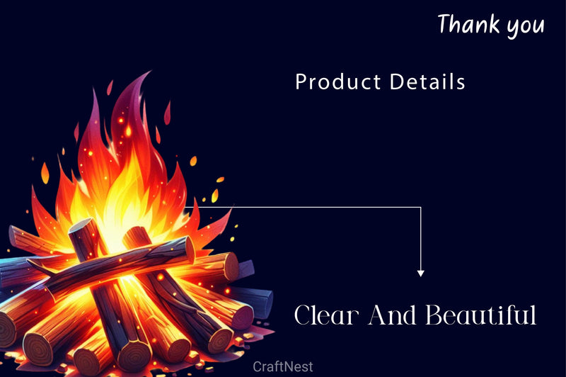 Wooden Bonfire Clipart Bundle 2 - CraftNest - Digital Crafting and Art