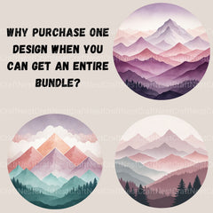 Mountain Landscape Minimalist Clipart Bundle - CraftNest - Digital Crafting and Art