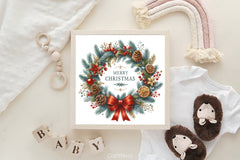 Christmas Wreath Clipart Bundle 5 - CraftNest - Digital Crafting and Art