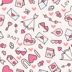 Valentine Seamless Digital Paper 4 - CraftNest - Digital Crafting and Art