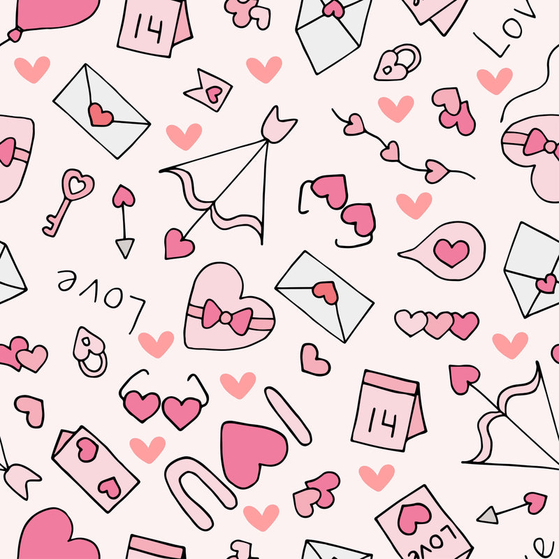 Valentine Seamless Digital Paper 4 - CraftNest - Digital Crafting and Art