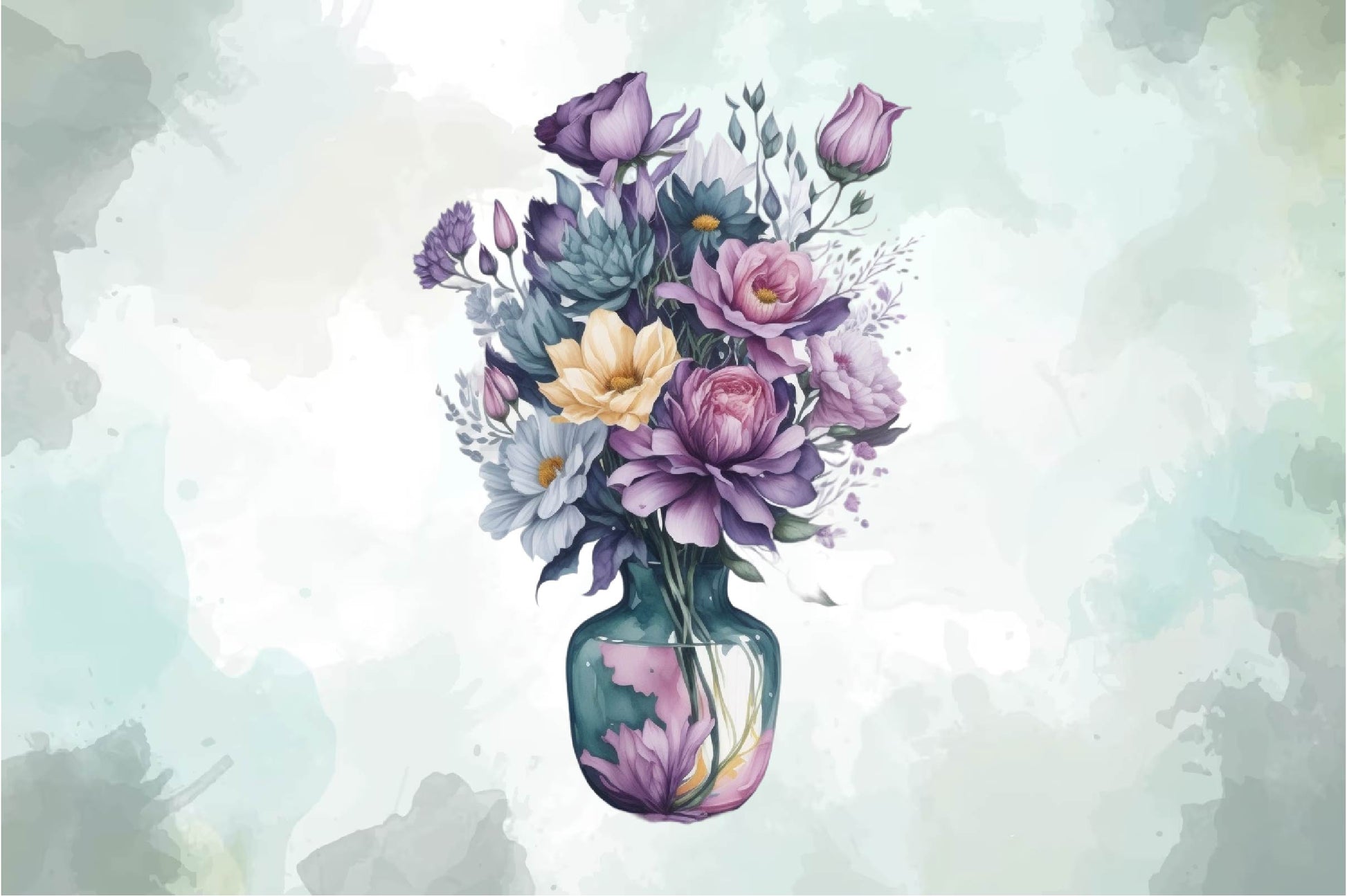 Vase Of Flowers Clipart Bundle - CraftNest - Digital Crafting and Art