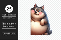 Chubby Animals Peeking Clipart Bundle - CraftNest - Digital Crafting and Art