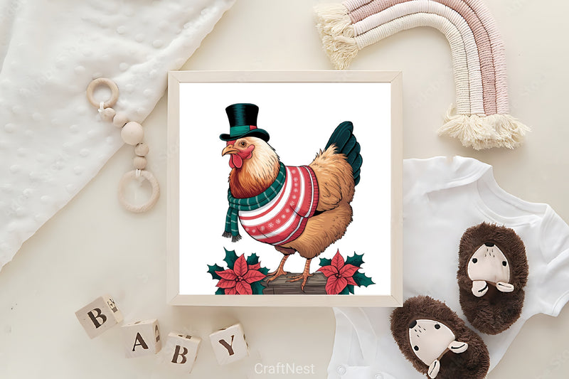 Christmas Animals Clipart Bundle 1 - CraftNest - Digital Crafting and Art