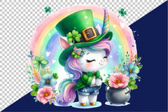 St Patricks Unicorn Clipart Bundle - CraftNest - Digital Crafting and Art
