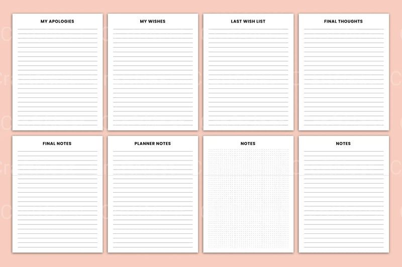 End of Life Planning Guide - CraftNest - Digital Crafting and Art