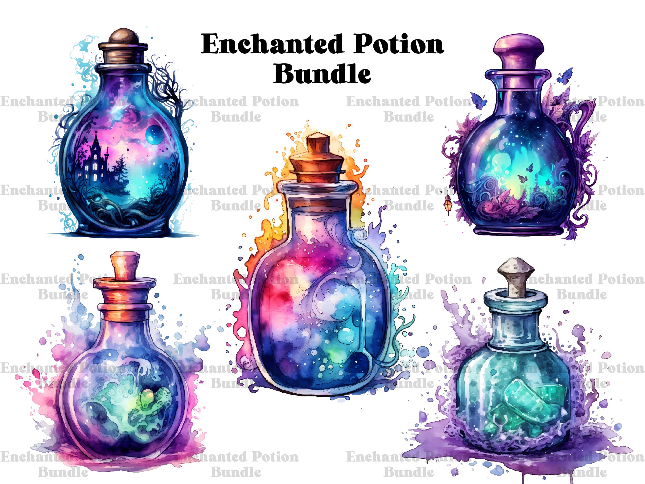 Enchanted Potion Clipart - CraftNest