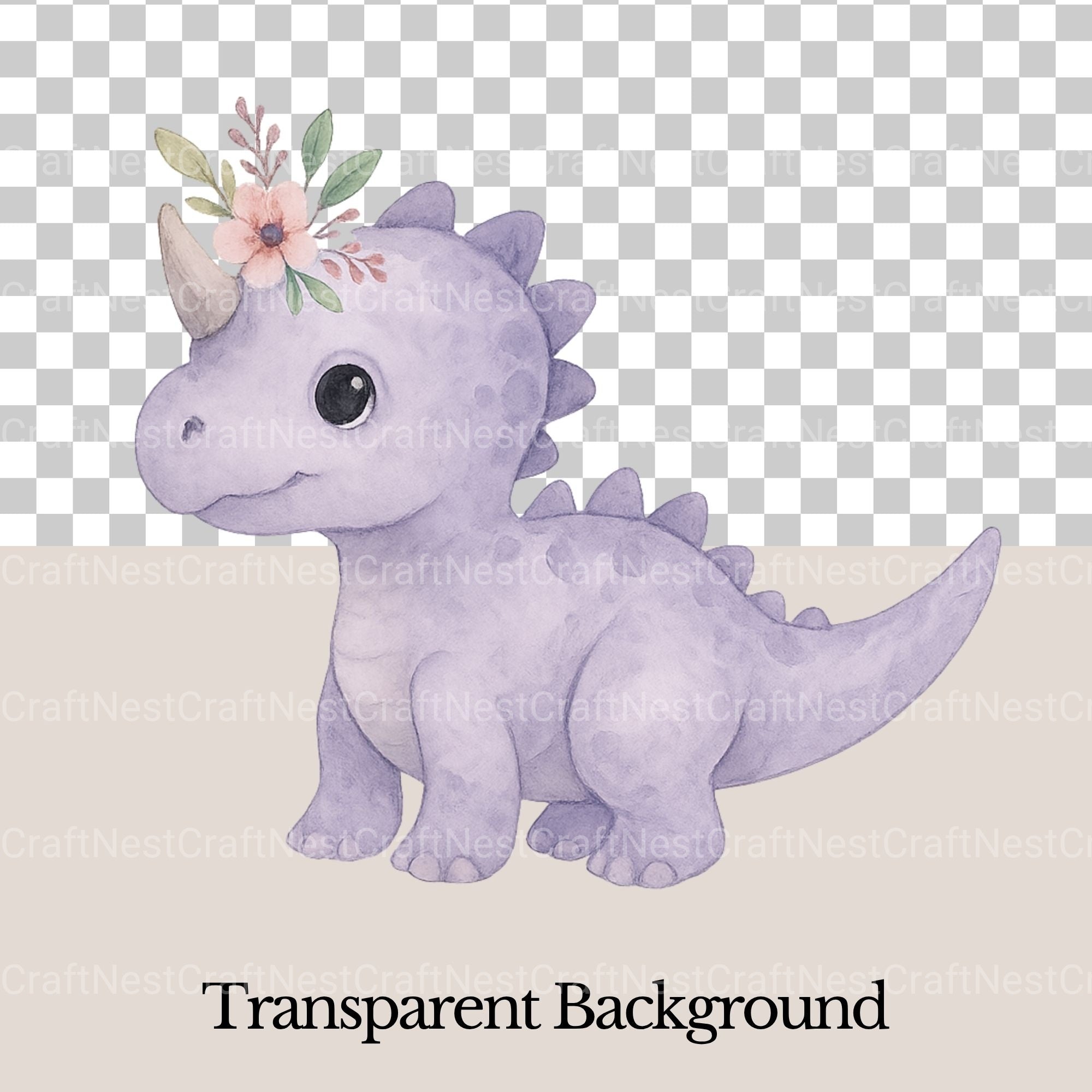 Baby Dinosaurs 2 Clipart Bundle - CraftNest - Digital Crafting and Art