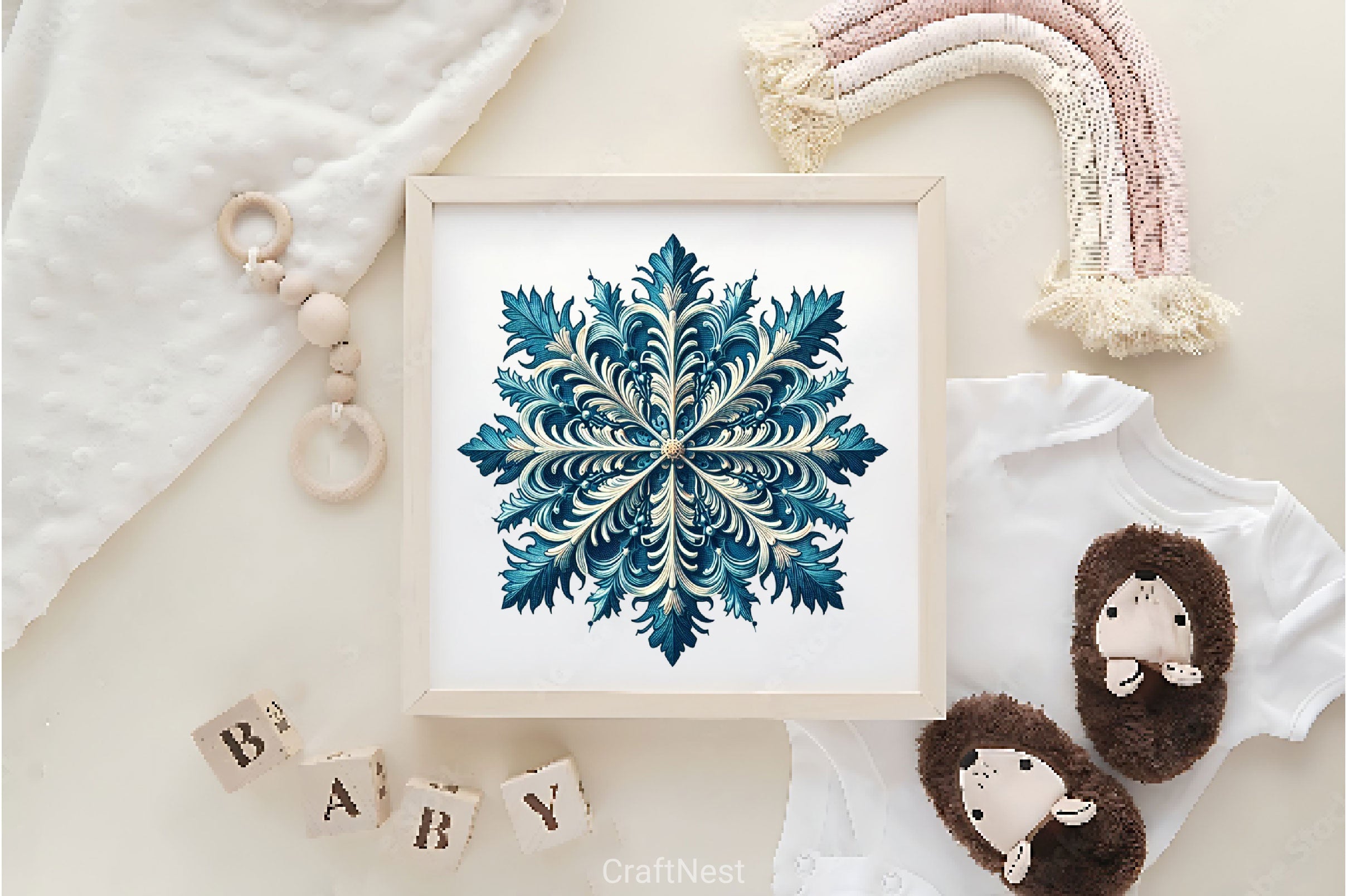 Snowflake Clipart Bundlec 3 - CraftNest - Digital Crafting and Art