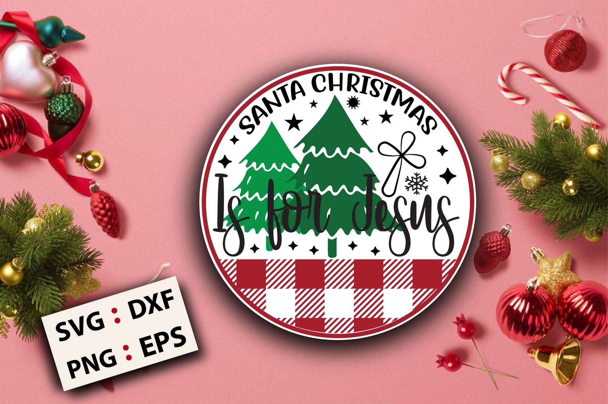 Christmas Round SVG Bundle - CraftNest - Digital Crafting and Art