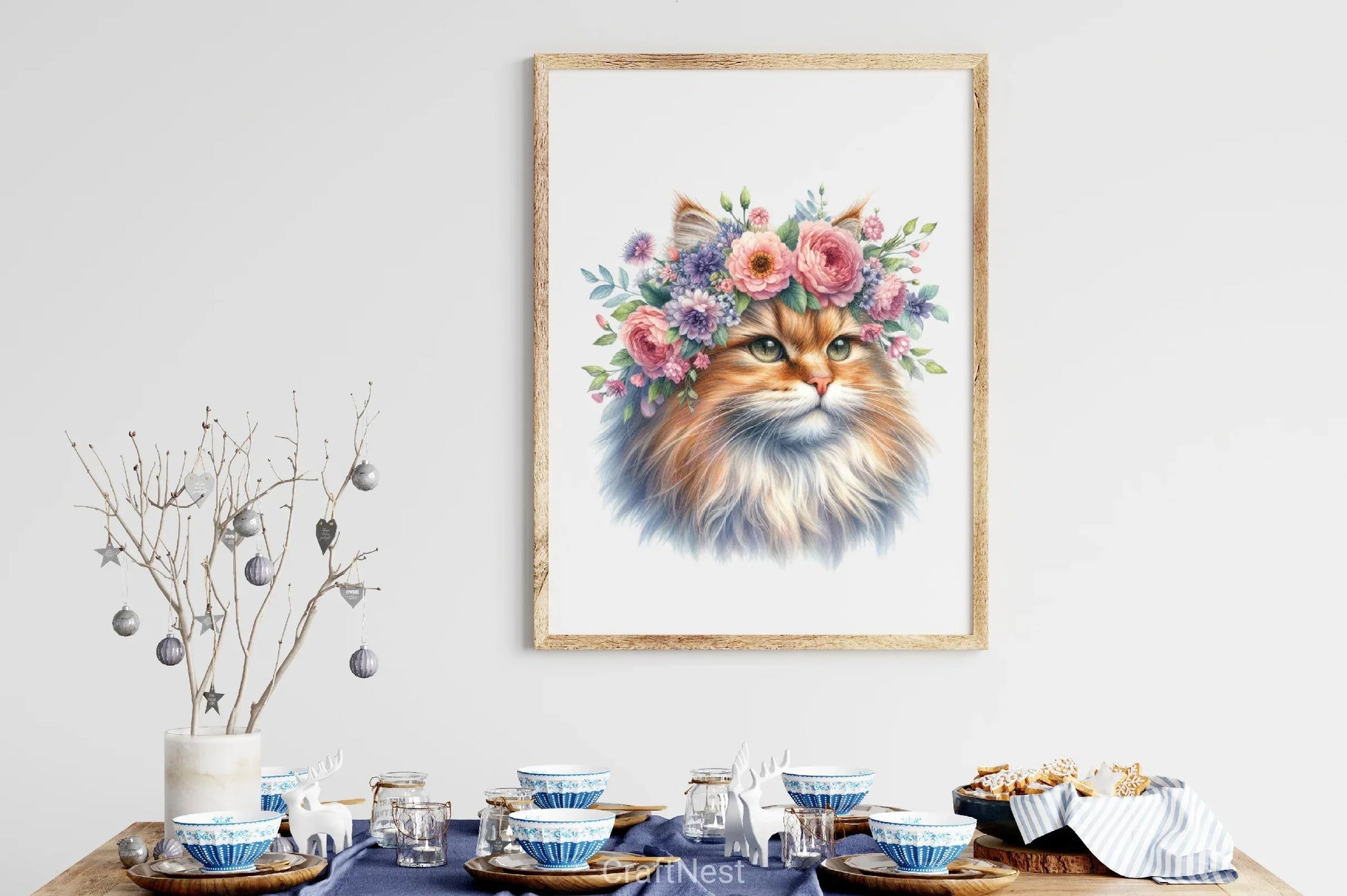 Floral Animals Clipart Bundle - CraftNest - Digital Crafting and Art