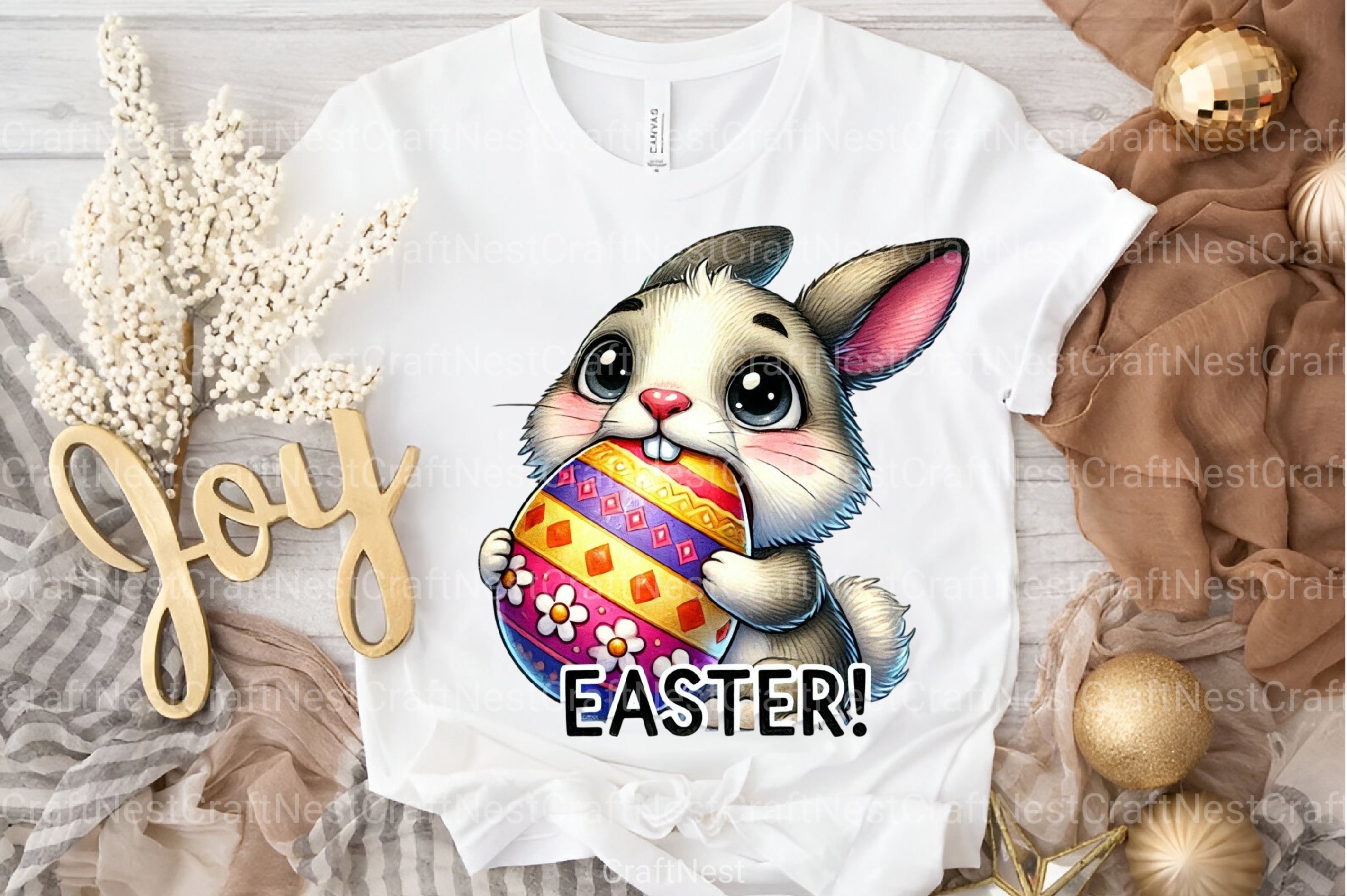 Easter Bunny Clipart Bundle 1 - CraftNest - Digital Crafting and Art